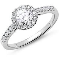 🦚 Verlobungsring 585er Weißgold mit Diamanten 🦚 Verlobungsring 585er Weißgold mit Diamanten