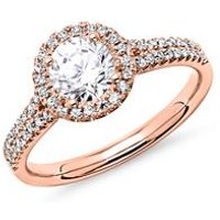 🦚 Verlobungsring 585er Roségold mit Diamanten 🦚 Verlobungsring 585er Roségold mit Diamanten