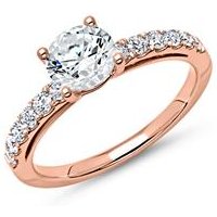 🦚 585er Roségold Verlobungsring mit Diamanten 🦚 585er Roségold Verlobungsring mit Diamanten