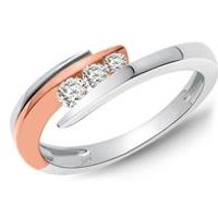 🦚 Damen-Ring 585er Weißgold 3 Diamanten 0,16 ct. 🦚 Damen-Ring 585er Weißgold 3 Diamanten 0,16 ct.