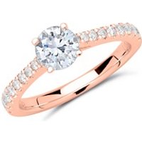 🦚 750er Roségold Verlobungsring mit Diamanten 🦚 750er Roségold Verlobungsring mit Diamanten