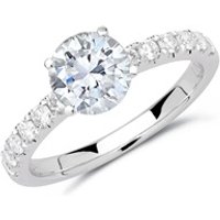 🦚 585er Weißgold Verlobungsring mit Diamanten 🦚 585er Weißgold Verlobungsring mit Diamanten