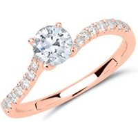 🦚 Verlobungsring 585er Roségold mit Diamanten 🦚 Verlobungsring 585er Roségold mit Diamanten
