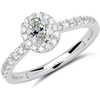 🦚 Halo Ring 950er Platin mit Diamanten 🦚 Halo Ring 950er Platin mit Diamanten