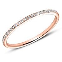 🦚 Memoire Ring 750er Roségold 25 Diamanten 🦚 Memoire Ring 750er Roségold 25 Diamanten