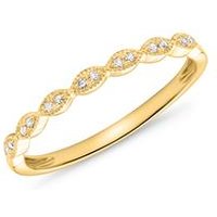 🦚 Damenring aus 14-karätigem Gold mit Brillanten 🦚 Damenring aus 14-karätigem Gold mit Brillanten