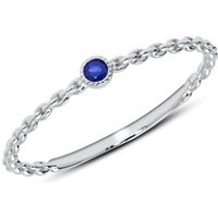 🦚 Ring aus 14K Weißgold mit Saphir 🦚 Ring aus 14K Weißgold mit Saphir