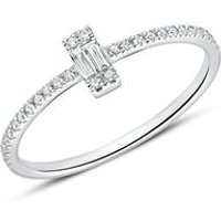 🦚 Diamantring für Damen aus 14K Weißgold 🦚 Diamantring für Damen aus 14K Weißgold