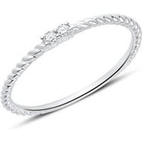 🦚 585er Weißgold Ring für Damen mit Diamanten 🦚 585er Weißgold Ring für Damen mit Diamanten