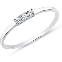 🦚 14K Weißgold Ring für Damen mit Brillanten 🦚 14K Weißgold Ring für Damen mit Brillanten