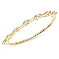 🦚 Ring für Damen aus 585er Gold mit Weißtopasen 🦚 Ring für Damen aus 585er Gold mit Weißtopasen