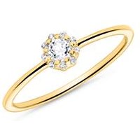 🦚 Topasring für Damen aus 14-karätigem Gold 🦚 Topasring für Damen aus 14-karätigem Gold