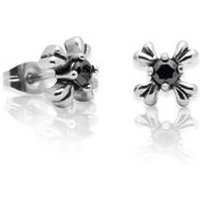 🦚 Edelstahlohrstecker mit schwarzem Zirkonia 🦚 Edelstahlohrstecker mit schwarzem Zirkonia