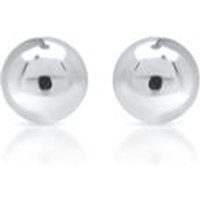 🦚 Polierte Edelstahl Ohrstecker Kugelförmig 🦚 Polierte Edelstahl Ohrstecker Kugelförmig