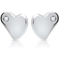 🦚 Herzohrstecker aus Edelstahl mit Steinbesatz 🦚 Herzohrstecker aus Edelstahl mit Steinbesatz