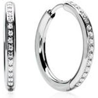 🦚 Creolen aus Edelstahl mit Zirkoniasteinen 🦚 Creolen aus Edelstahl mit Zirkoniasteinen