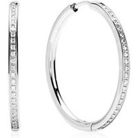 🦚 Creolen aus Edelstahl mit Zirkonia 🦚 Creolen aus Edelstahl mit Zirkonia