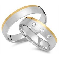 🦚 Eheringe 585er Gelb- Weissgold 3 Diamanten 🦚 Eheringe 585er Gelb- Weissgold 3 Diamanten