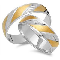 🦚 Eheringe 333er Gelb- Weissgold 🦚 Eheringe 333er Gelb- Weissgold