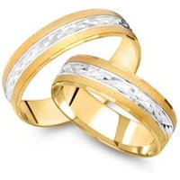 🦚 Trauringe 750er Gelb- Weissgold 🦚 Trauringe 750er Gelb- Weissgold