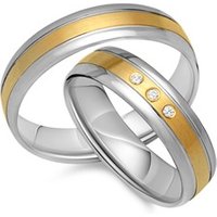 🦚 Eheringe 585er Gelb- Weissgold 3 Diamanten 🦚 Eheringe 585er Gelb- Weissgold 3 Diamanten