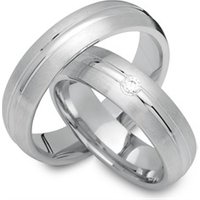 🦚 Trauringe 750er Weissgold mit Brillant 🦚 Trauringe 750er Weissgold mit Brillant