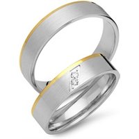 🦚 Eheringe 585er Gelb- Weissgold 2 Brillanten 🦚 Eheringe 585er Gelb- Weissgold 2 Brillanten