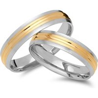 🦚 Eheringe 750er Gelb- Weissgold 🦚 Eheringe 750er Gelb- Weissgold