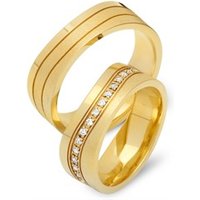 🦚 Trauringe 585er Gelbgold 34 Diamanten 🦚 Trauringe 585er Gelbgold 34 Diamanten