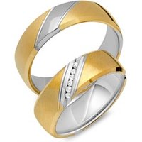 🦚 Eheringe 333er Gelb- Weissgold 18 Diamanten 🦚 Eheringe 333er Gelb- Weissgold 18 Diamanten