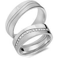 🦚 Eheringe 750er Weissgold 33 Diamanten 🦚 Eheringe 750er Weissgold 33 Diamanten