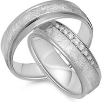 🦚 Eheringe 585er Weissgold 9 Brillanten 🦚 Eheringe 585er Weissgold 9 Brillanten