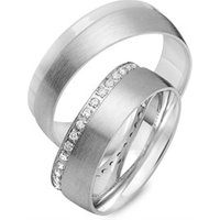 🦚 Trauringe 750er Weissgold 34 Diamanten 🦚 Trauringe 750er Weissgold 34 Diamanten