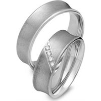 🦚 Eheringe 750er Weissgold 4 Diamanten 🦚 Eheringe 750er Weissgold 4 Diamanten