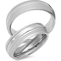 🦚 Eheringe 750er Weissgold 5 Diamanten 🦚 Eheringe 750er Weissgold 5 Diamanten