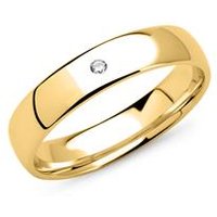 🦚 14K Goldring für Damen mit Diamant, gravierbar 🦚 14K Goldring für Damen mit Diamant, gravierbar