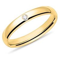 🦚 Ring für Damen aus 585er Gelbgold mit Brillant 🦚 Ring für Damen aus 585er Gelbgold mit Brillant