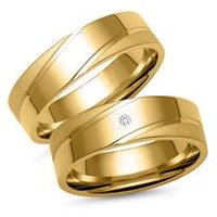 🦚 Eheringe aus Gold mit Diamant 🦚 Eheringe aus Gold mit Diamant