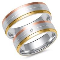 🦚 Trauringe aus Weiß-, Gelb- und Roségold mit Diamant 🦚 Trauringe aus Weiß-, Gelb- und Roségold mit Diamant