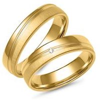 🦚 Trauringe aus Gold mit Diamant 🦚 Trauringe aus Gold mit Diamant