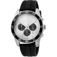 🦚 Herren Chronograph mit schwarzem Silikonband 🦚 Herren Chronograph mit schwarzem Silikonband