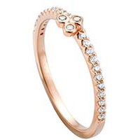 🦚 Ring für Damen aus 925er Silber, rosé mit Zirkonia 🦚 Ring für Damen aus 925er Silber, rosé mit Zirkonia