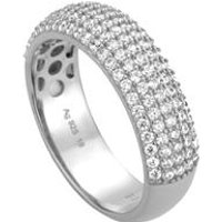🦚 Damenring aus Sterlingsilber mit Zirkoniabesatz 🦚 Damenring aus Sterlingsilber mit Zirkoniabesatz