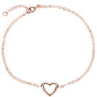 🦚 Herzarmband für Damen aus 585er Roségold 🦚 Herzarmband für Damen aus 585er Roségold
