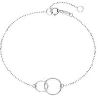 🦚 Armband Kreise für Damen aus 375er Weißgold 🦚 Armband Kreise für Damen aus 375er Weißgold