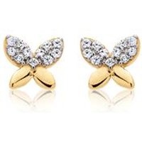 🦚 333er Gelbgold Ohrstecker mit Zirkonia 🦚 333er Gelbgold Ohrstecker mit Zirkonia