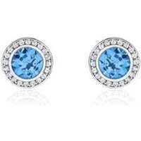 🦚 Damen Ohrstecker aus 9K Weißgold 🦚 Damen Ohrstecker aus 9K Weißgold