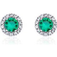 🦚 Ohrstecker aus 375er Weißgold mit Zirkonia 🦚 Ohrstecker aus 375er Weißgold mit Zirkonia