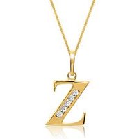 🦚 333er Goldkette Buchstabe Z mit Zirkonia 🦚 333er Goldkette Buchstabe Z mit Zirkonia