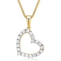 🦚 Goldkette und Herzanhänger aus 333er Gold Zirkonia 🦚 Goldkette und Herzanhänger aus 333er Gold Zirkonia